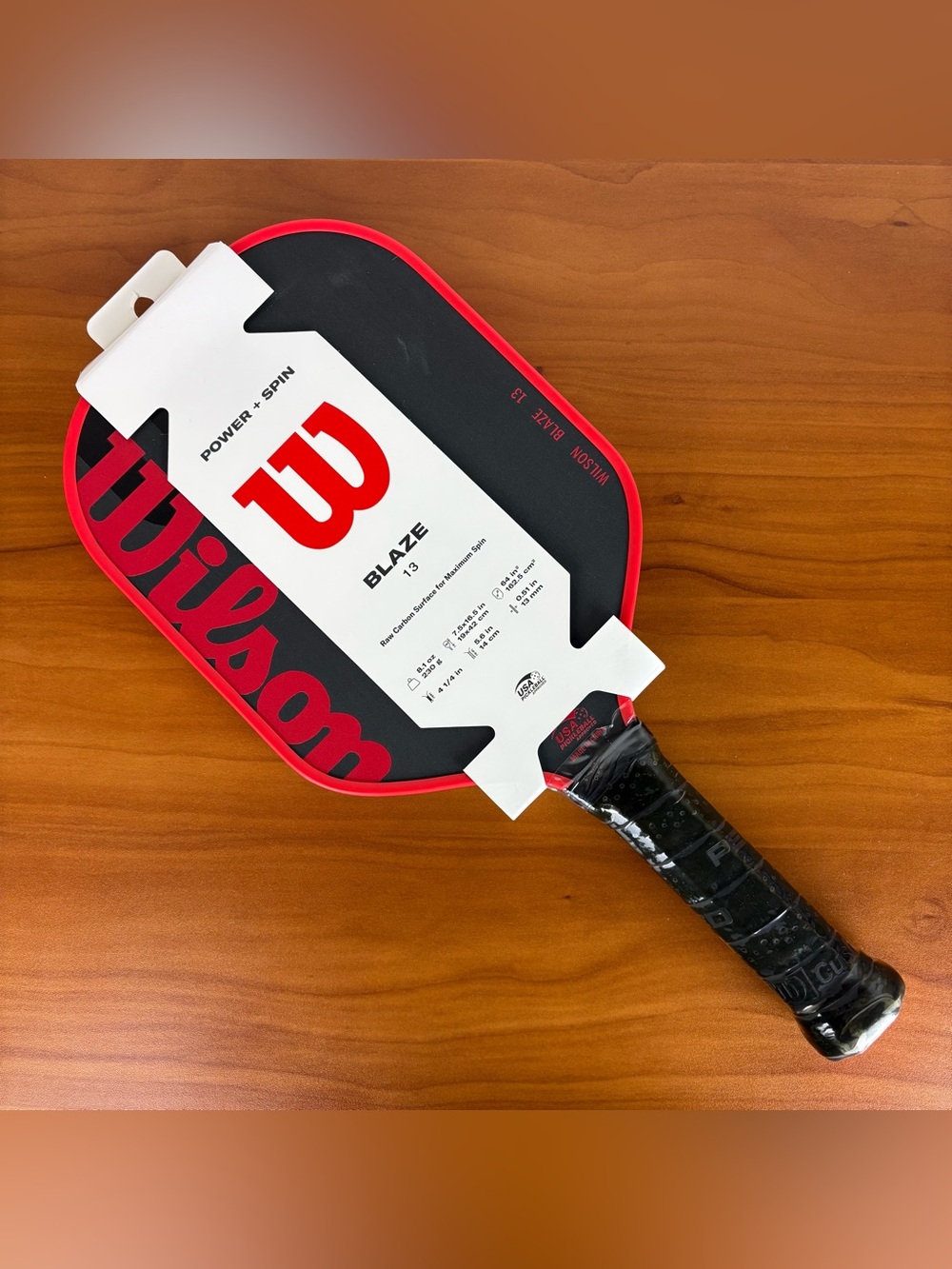 Wilson Blaze 13 Carbon Surface Pickleball Paddle
